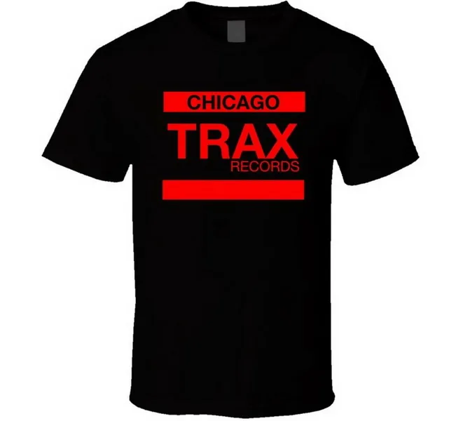 Trax Records Logo House Music новая рубашка черная белая футболка Мужская Бесплатная доставка Классическая дизайнерская