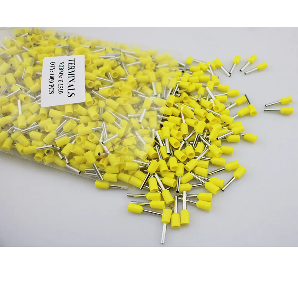 100 шт. изолированные клеммы E6010 E6012 E6018 6 0 мм2|wire ferrules|wire connectors electricalconnector electrical |