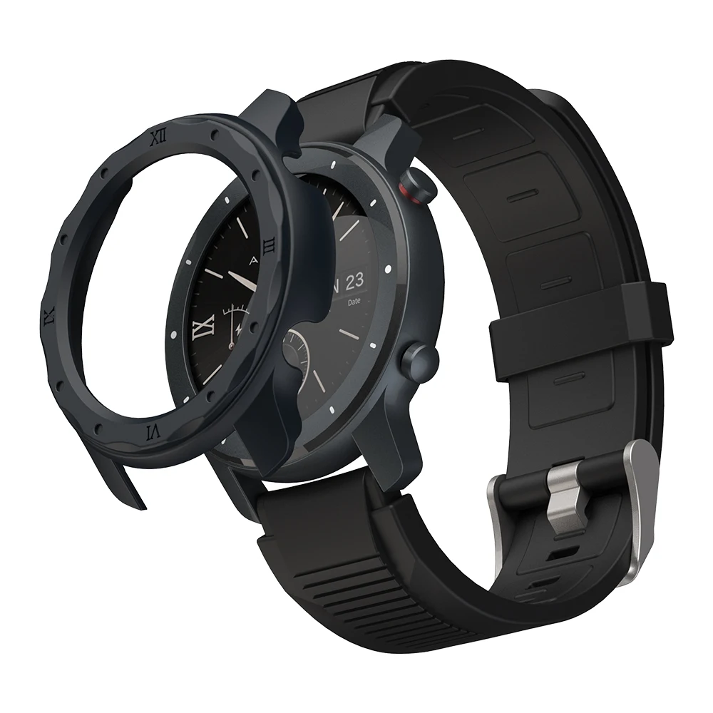 Чехол для Amazfit GTR 42 мм аксессуары для умных часов SIKAI защитный жесткий бронированный чехол