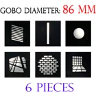 Световой прожектор для фотосъемки, 6 шт., 86 мм