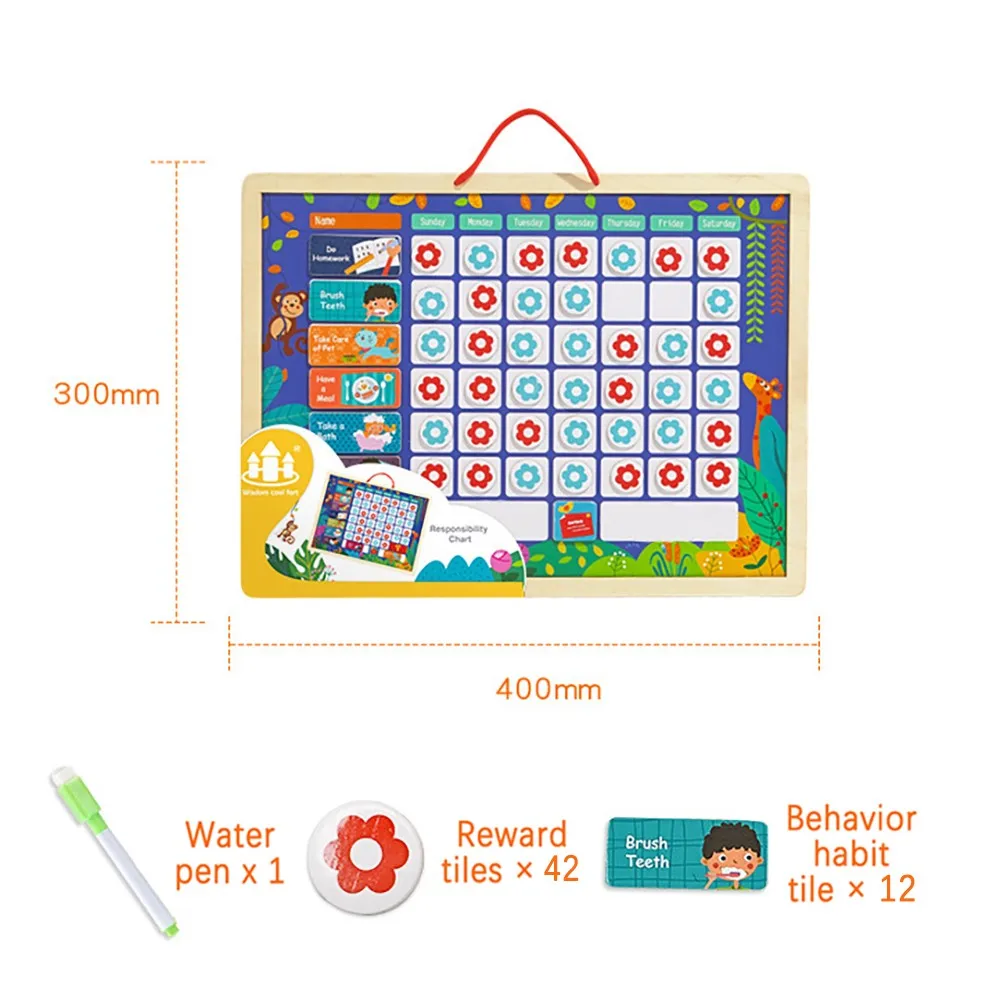 Деревянные Магнитные Развивающие игрушки с календарем |