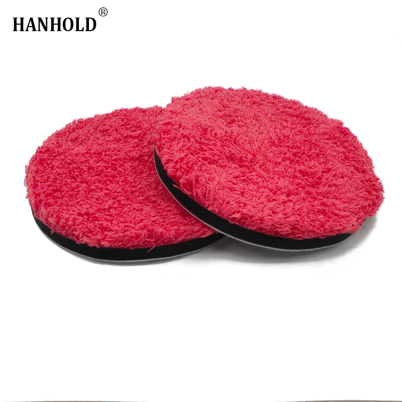 

6 Inch 150 mm Microfiber Car Polishing Pads Removing Wax Buffer Pads Kits Replaceable Buffing Pad Micro Fiber for DA/RO Polisher