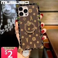 musubo ring case for iphone 13 pro max 12 mini 11 luxury brand cover for iphone xr xs max 8 plus 7 6s se fundas girls coque capa