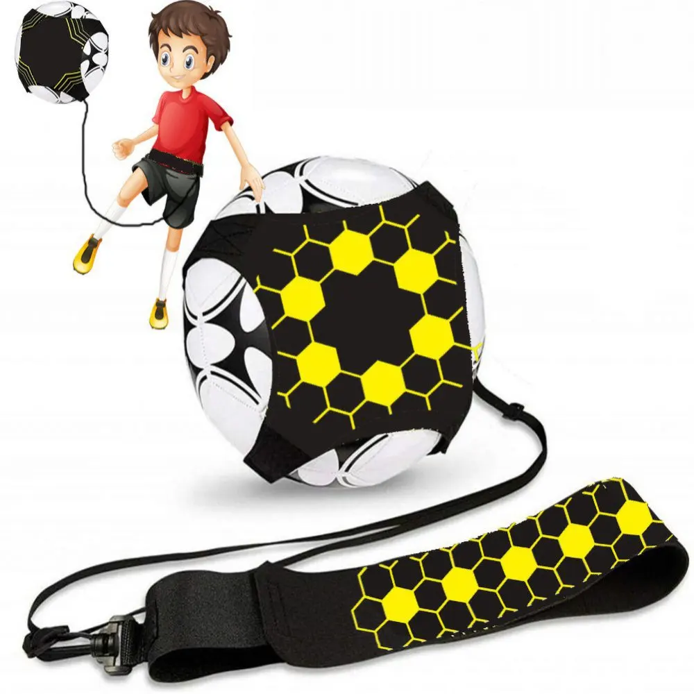 

Soccer Ball Juggle Bags Children Auxiliary Circling Belt Kids Football Training Equipment Kick Solo Soccer Trainer Accessories