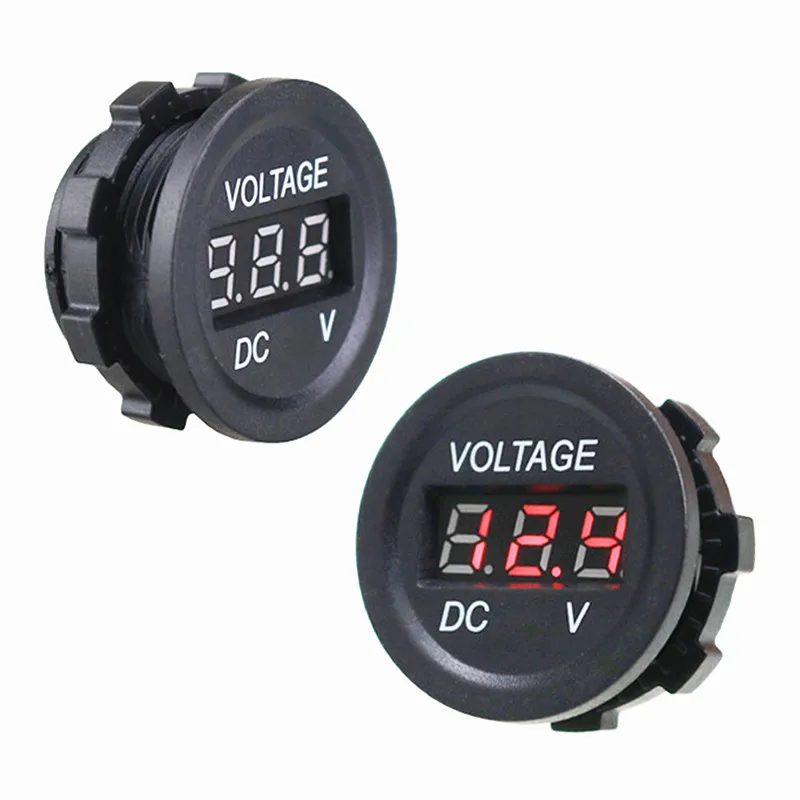 1 шт. цифровой вольтметр Амперметр для автомобиля мотоцикла постоянного тока 5в