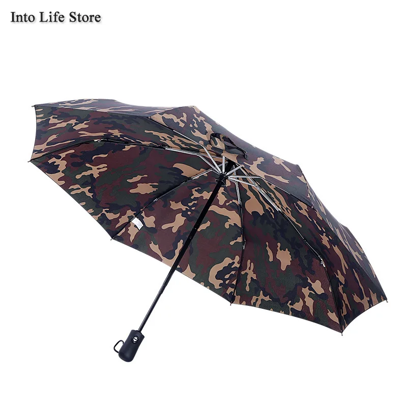 

Automatic Camouflage Umbrella Men Folding Windproof Sun Umbrella Beach Designer Umbrellas Guarda Chuva Free Shipping Gift Ideas
