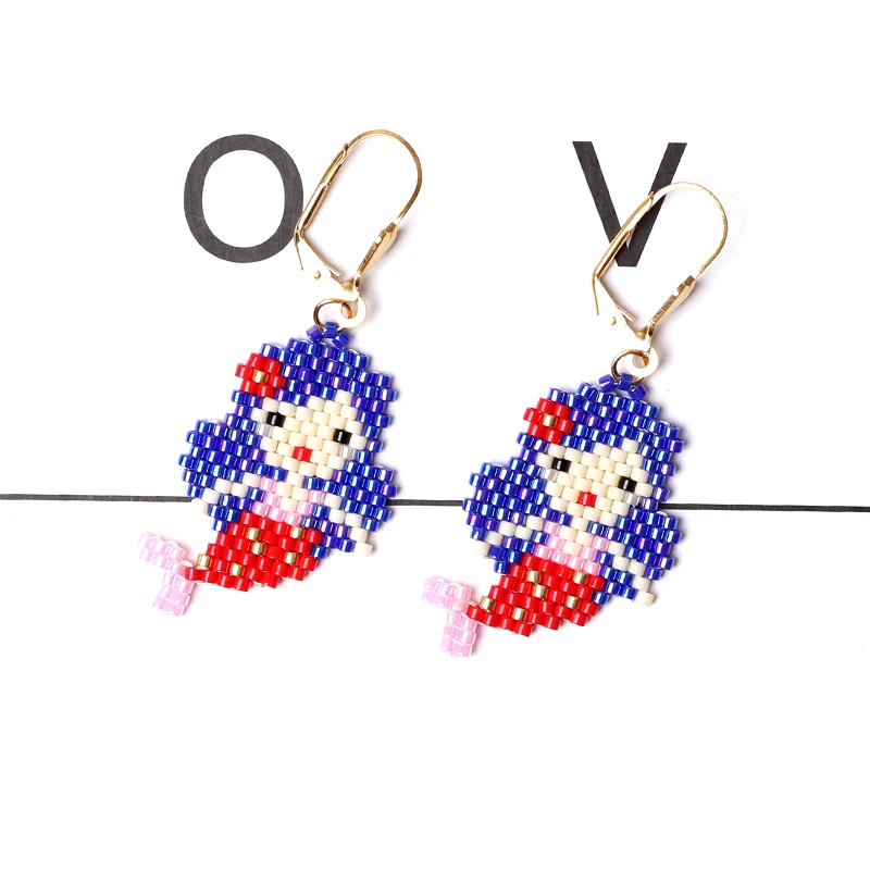 Женские серьги подвески FAIRYWOO сережки Русалочки Подарочные ювелирные изделия с