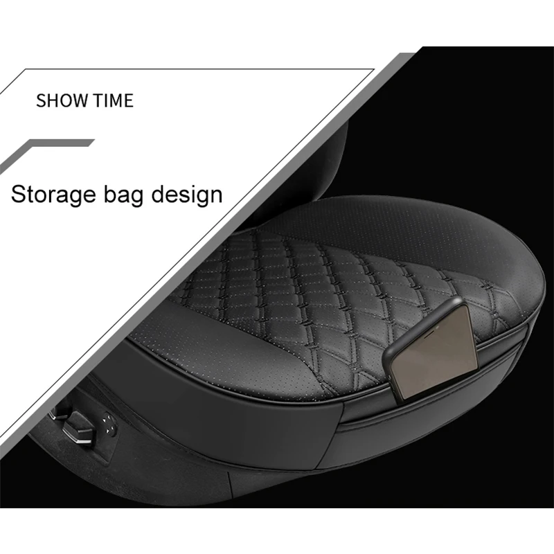 ultra luxury car seat protection single seat without backrest pu senior leather car seat cover for most four door sedansuv free global shipping