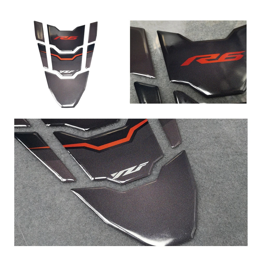 Защитный чехол для мотоцикла Yamaha R6 YZF Gel защитный топливного бака рыбьего пуха 3d