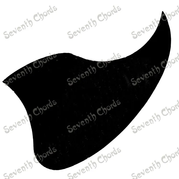

2 Pcs Black Pickguard Pick Guard Anti-scratch Plate for 40 " 41 " Folk Acoustic Guitar - MYHB-MYS2215400