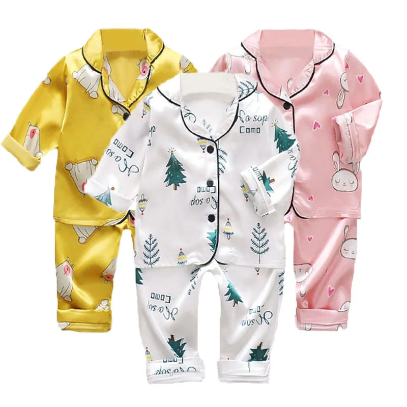 

Girl Pajama Sets Baby Boy Clothes Toddle Unicorn Pijama Kids Clothing Bebe Long Top Pant Sleepwear Children's Pyjamas Nightgown