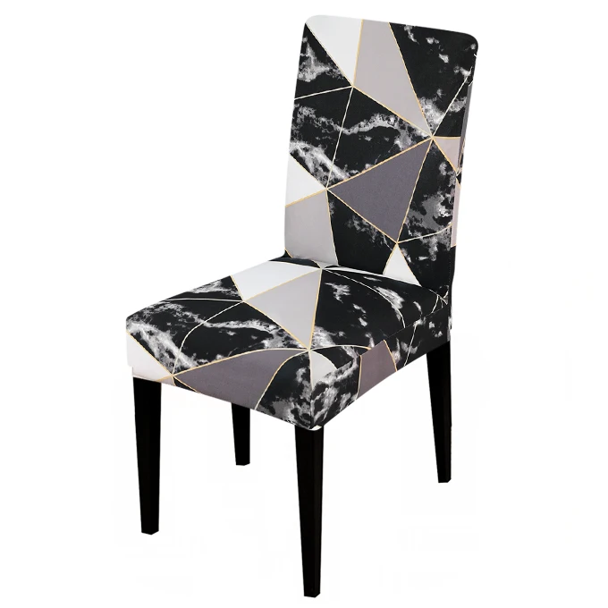Универсальный размер, чехлы на стулья, эластичные чехлы на кресла, растягивающийся Чехол для сидения, съемный, моющийся, для банкета, дома, отеля, столовой - Цвет: Color 21