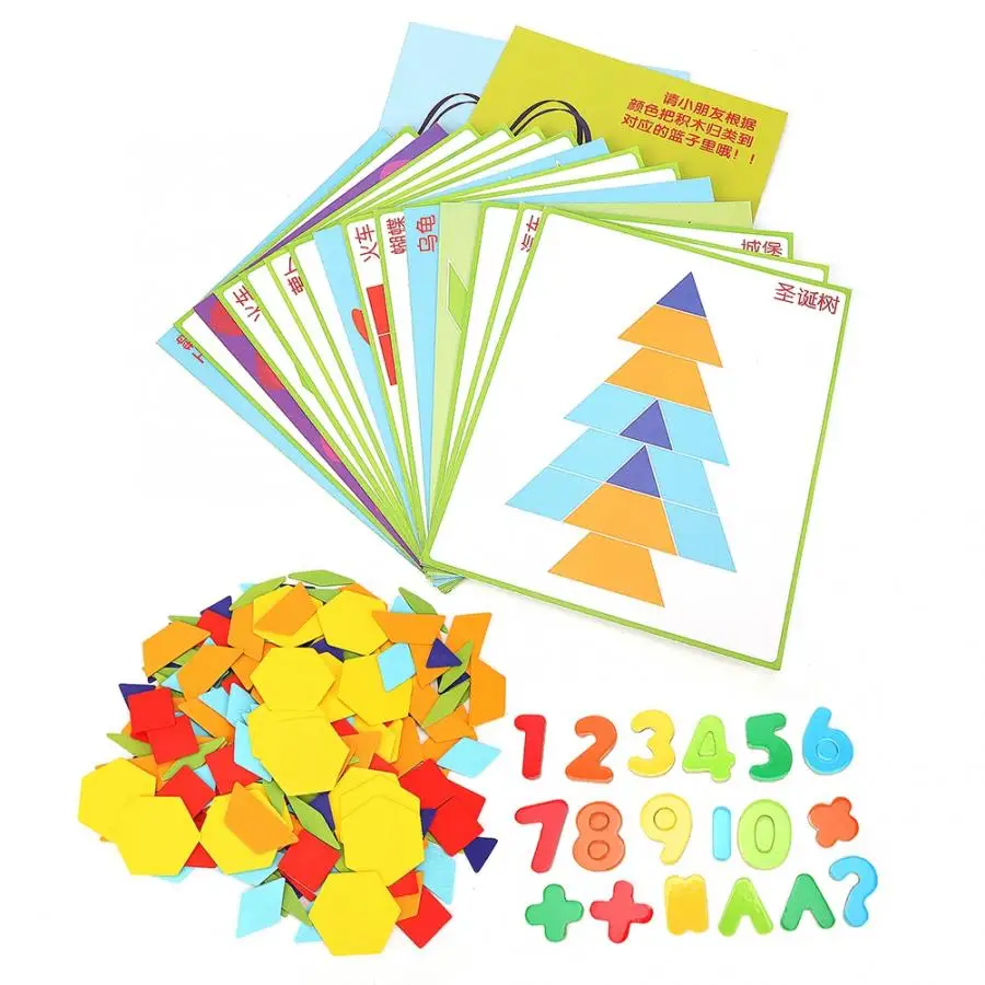 Пазлы Детские красочные деревянные головоломки доска набор малышей раннего