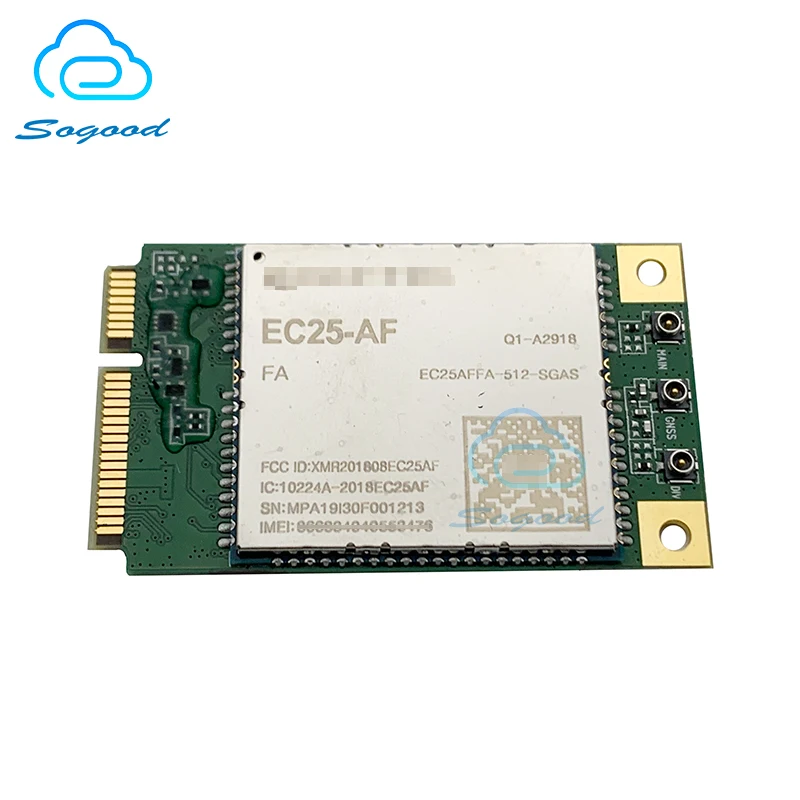 EC25 AF EC25AFFA 512 SGAS мини Pcie B2/B4/B5/B12/B13/B14/B66/B71 4G FDD LTE/TDD LTE CAT4 модуль для Северо