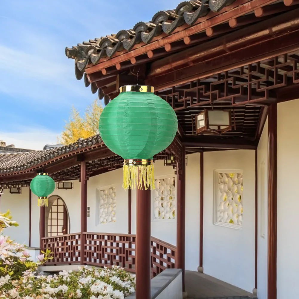 

2Pcs Round Chinese Paper Lantern DIY Crafts Lampion Light Balls For Birthday Party Wedding New Year Decorative Supplies