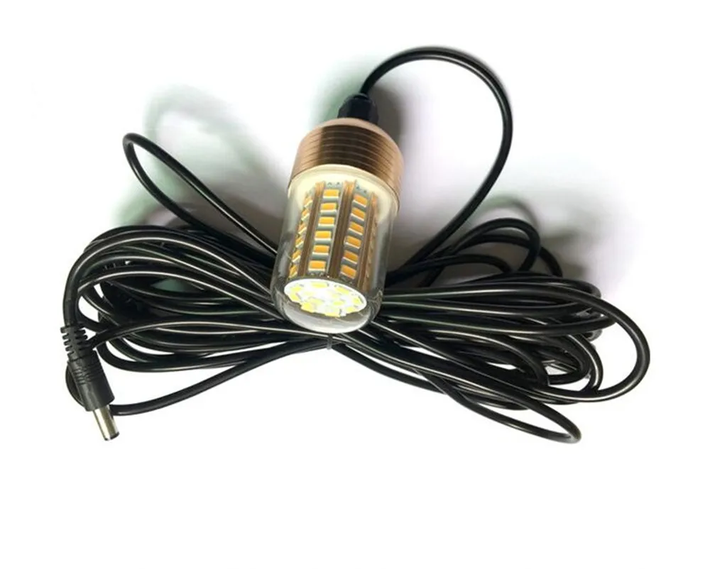 12 В 60 светодиодов приманка 30 Вт ночная рыболовная лампа видоискатель светильник