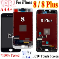 weida 100 test 8p lcd for apple iphone 8 8 plus lcd display screen digitizer assembly for iphone 8 lcd replacement with tool