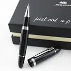 Лидер продаж! Низкая цена, новая шариковая ручка Jinhao 159 черного и серебряного цвета с наконечником 0,7 мм, толстая Шариковая ручка для подарка, украшения