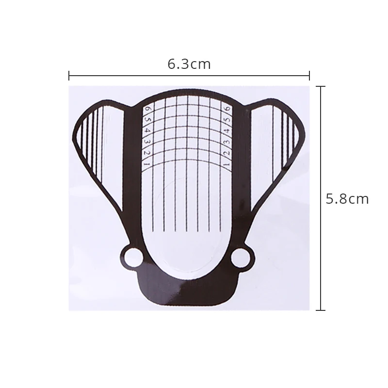 Формы для наращивания ногтей 100 шт.|Форма ногтей| |