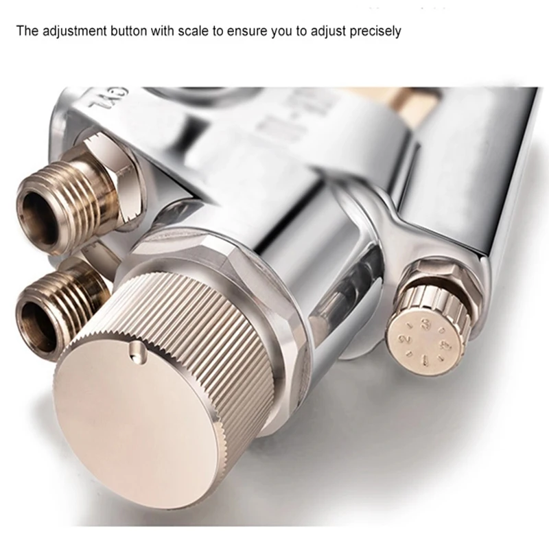 Pressure Feed 2.0mm Nozzle Automatic Spray Gun Auto Use Water Paint Sprayer WA200 High Atomization | Инструменты