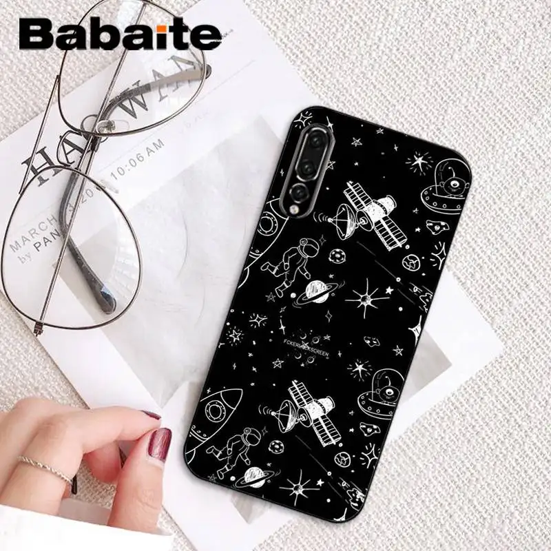 Телефон Babaite white sun Moon stars роскошный уникальный дизайн для Huawei P9 P10 Plus Mate9 10 Mate10 Lite P20