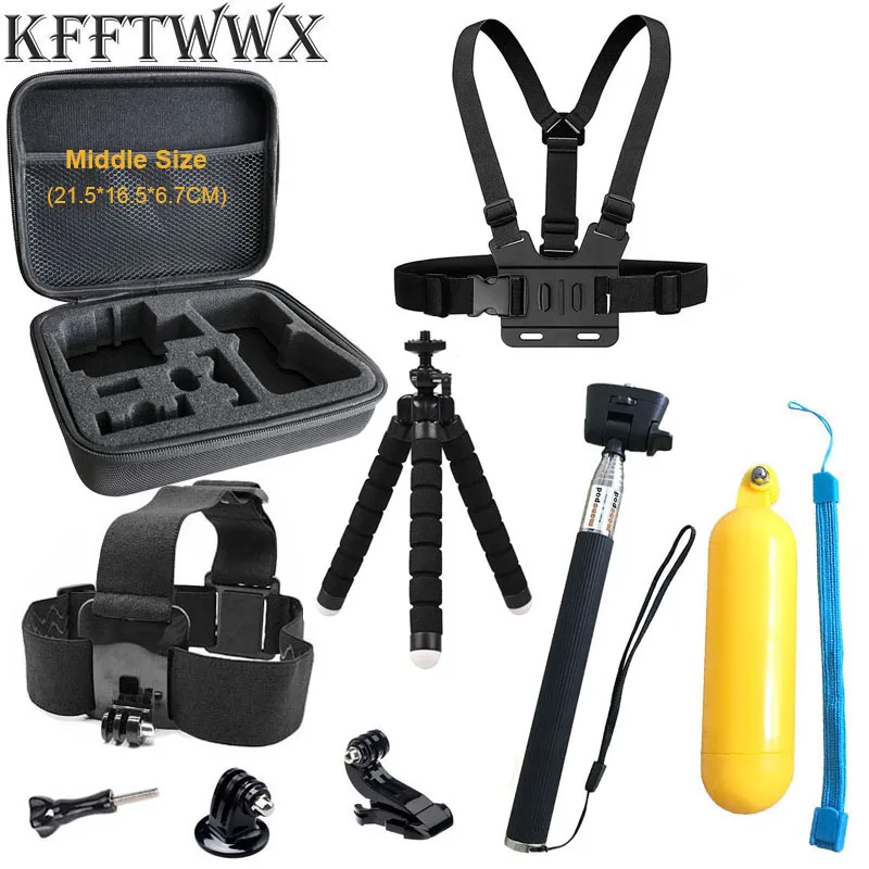 Acessórios para Gopro Vara para go Kfftwwx Tripé Hero Montagem Flutuante Bobber Selfie Pro 8 7 6 5 4 3 Sj4000 Enek H9r Câmera 10 9