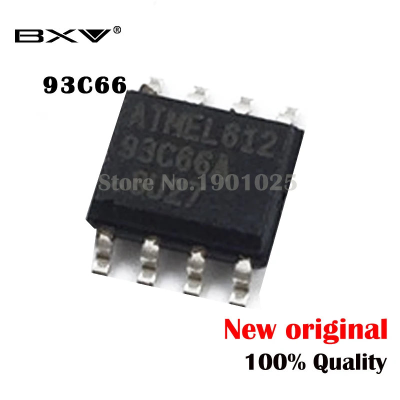 10 шт. 93C66A лапками углублением SOP-8 93C66 СОП SMD