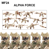 military russia alpha force soldier figures building blocks ww2 infantry soldiers weapons sniper gun parts bricks childrens toy
