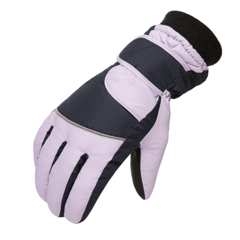 YXTC лыжные перчатки женские мужские зимние с нескользящей ПУ ладоней для катания