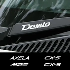 4 шт. окна автомобиля наклейки для стеклоочистителей автомобильные виниловые наклейки для Mazda Demio CX-5 CX-3 3 6 Axela Atenza MS MPS спортивные светоотражающие Аксессуары