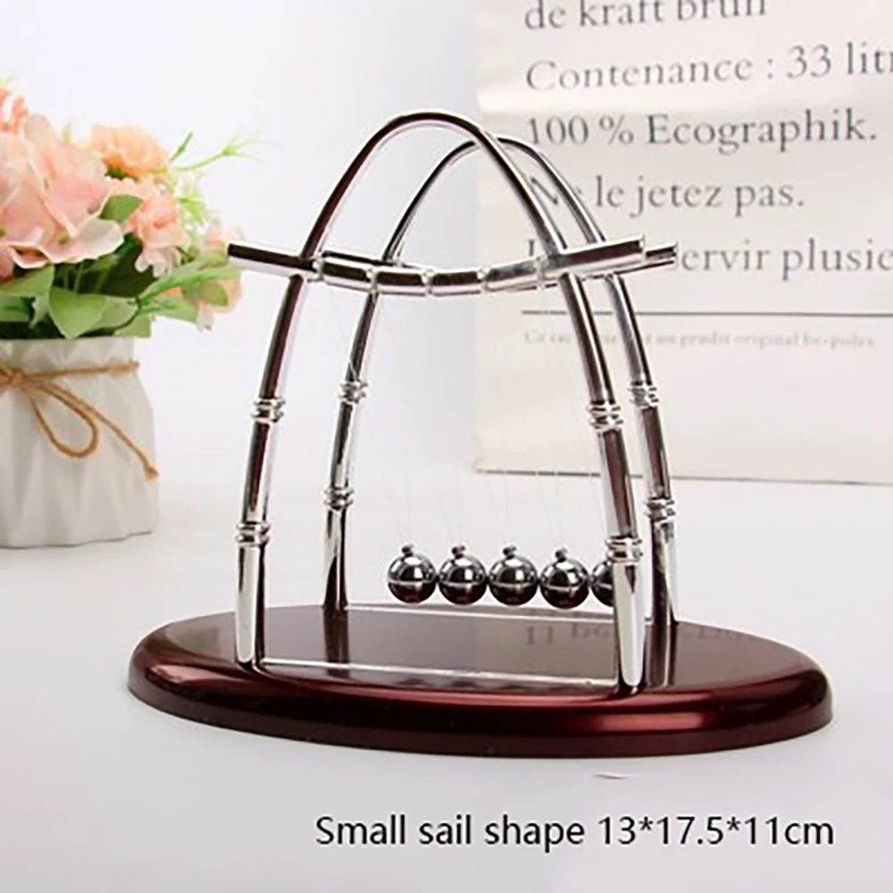 Magic Power Instrument Collision Pinball Newton Billiard Ball Mechanics Research Teaching Home Decoration | Дом и сад
