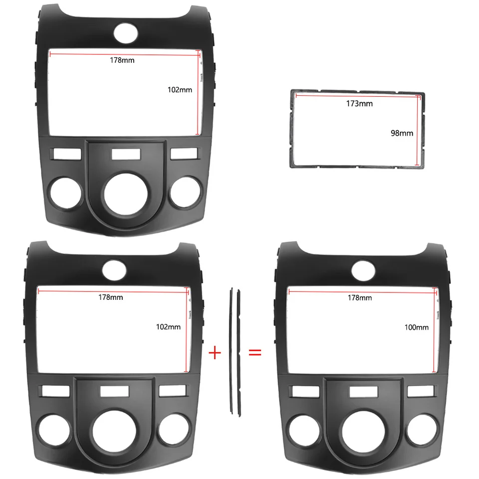 Автомагнитола для KIA FORTE комбинированная стереопанель с рамкой Cerato руководство