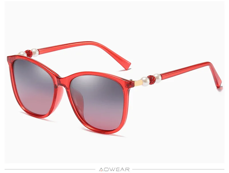 AOWEAR, винтажные Поляризованные солнцезащитные очки, женские, для вождения, прозрачные, солнцезащитные очки,, новые дизайнерские очки, оттенки, UV400, очки, Gafas De Sol