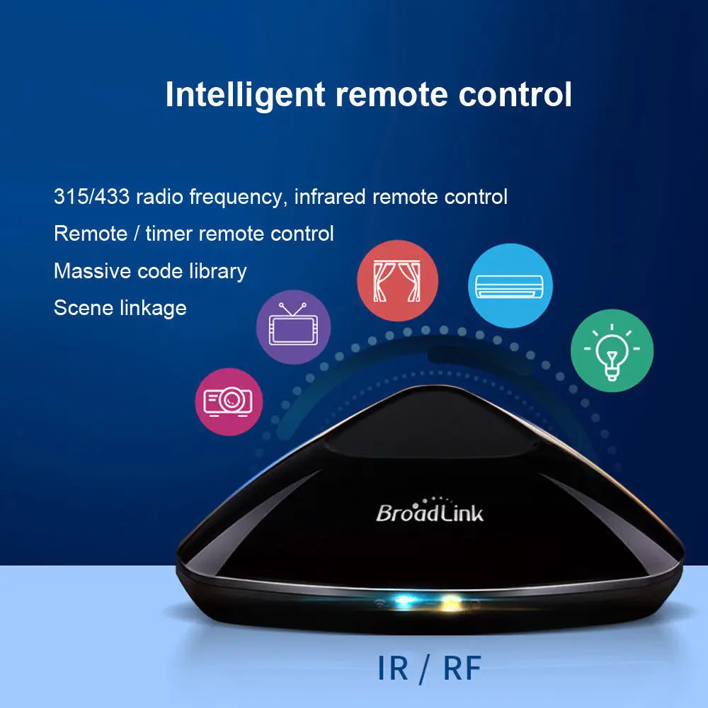 BroadLink RM Pro+ WiFi умный дом концентратор, IR RF все в одном Автоматизация обучения универсальный пульт дистанционного управления совместимый для Apple Android