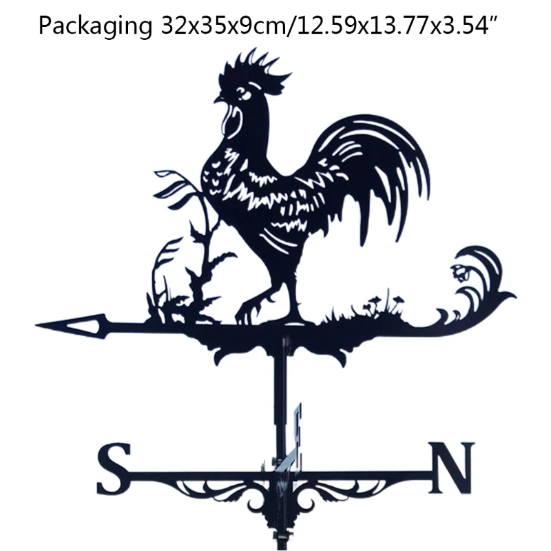 

Spray Paint Gardening Garden Decoration Sign Weather Vane Retro Farm Scene Garden Stake Weathervane Measuring Tools