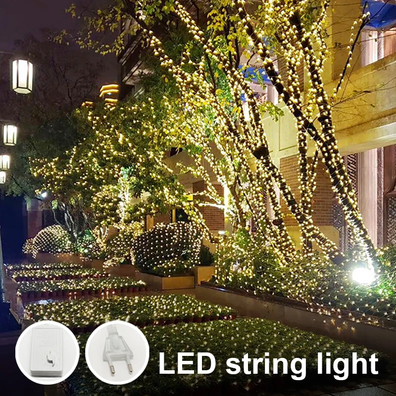 

Christmas Decorations for Home Outdoor Icicle Led String Lights Waterproof Colorful Holiday Lighting Tale Christmas Lights Decor