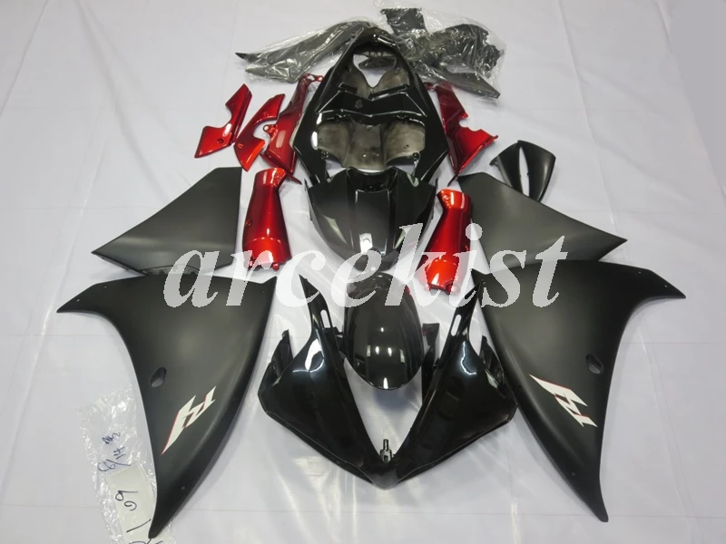 

Новый комплект обтекателей из АБС-пластика для YAMAHA YZF-R1 R1 2009 2010 2011 2012 2013 2014 YZF1000 09 10 11 12 13 14, черный, красный