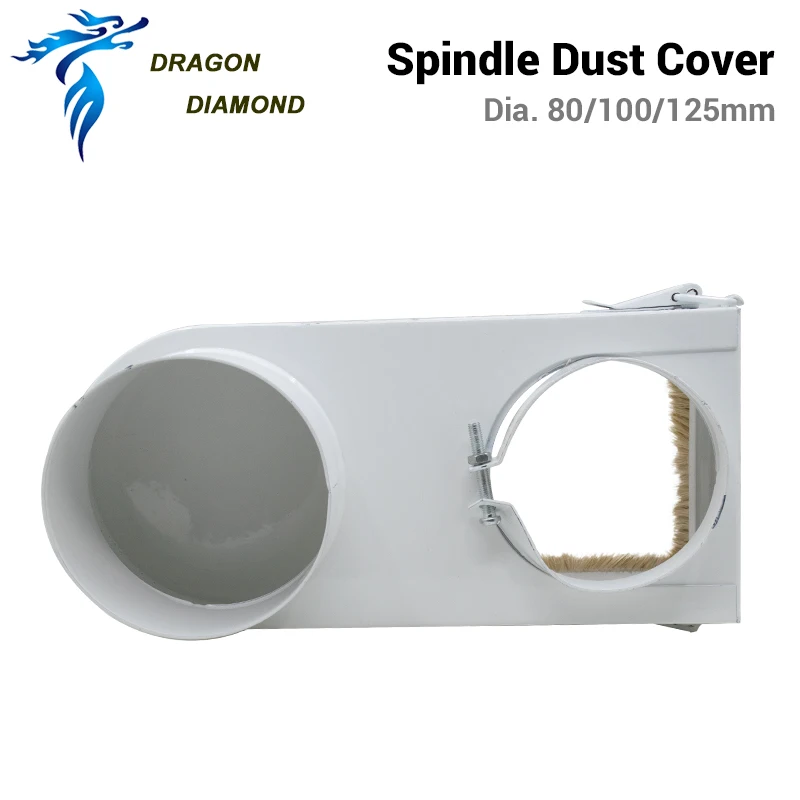Free Postage Spindle Dust Shoe Cover Brush For CNC Router Dia. 80 -125 mm Vacuum Cleaner Milling Machine Tool Инструменты