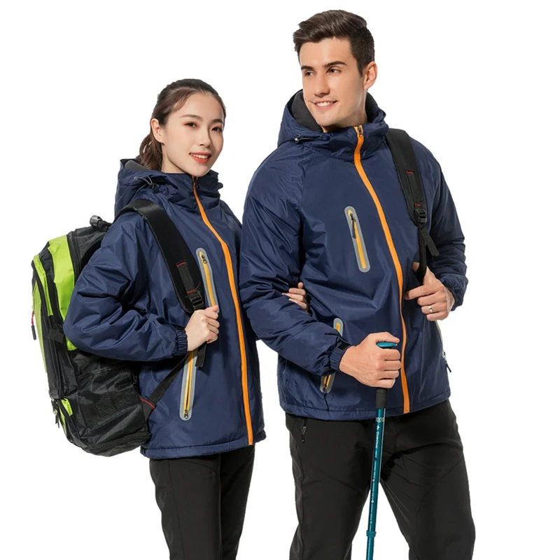 

Hunting Jacket Thick Hooded Detachable Waterproof Windproof Fluffy Climbing Hiking Warm Coat Outwear Winter Sportswear