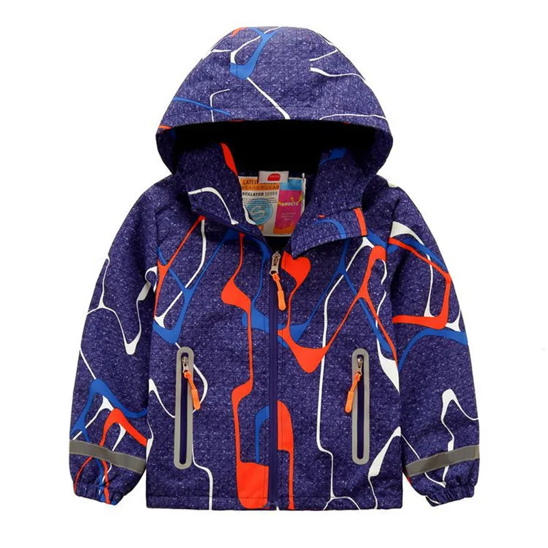 Новинка 2021 года Весенне-Осенняя детская одежда ветрозащитная Водонепроницаемая