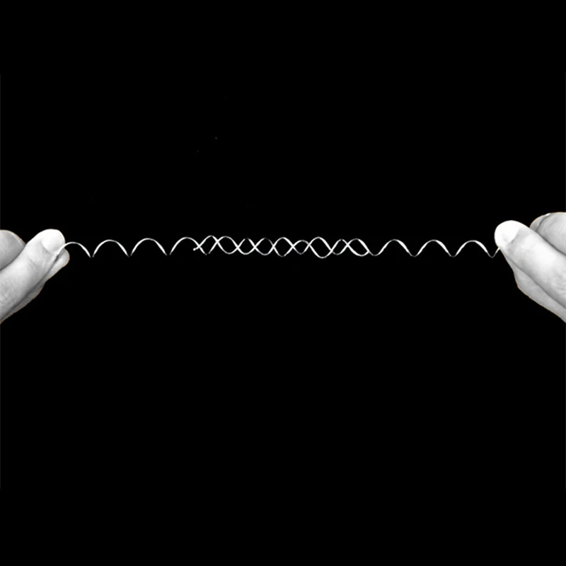 Fun magic props infinite loop magic trick magic wire puzzle spiral illusion metal spring magic ring ADHD Anti Stress toy gift fun magic props infinite loop magic trick magic wire puzzle spiral illusion metal spring magic ring adhd anti stress toy gift