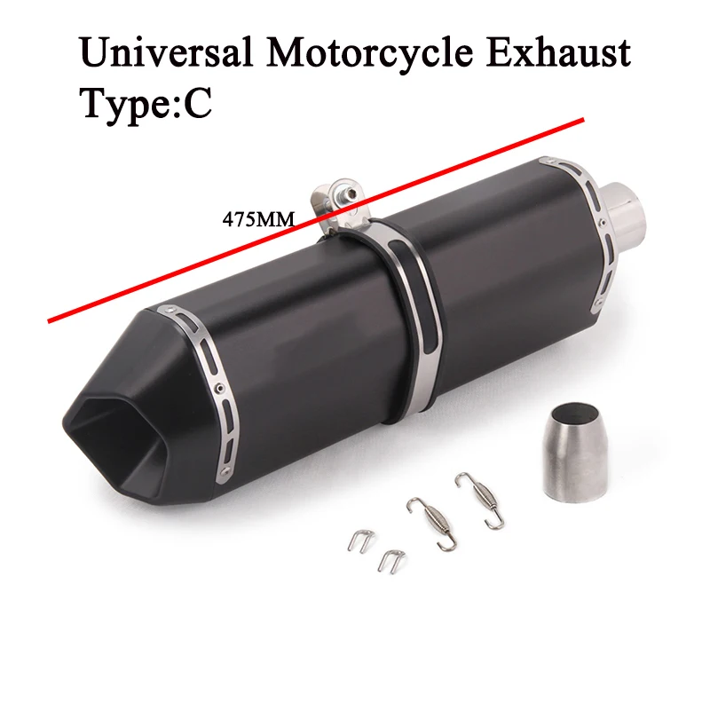 Универсальный выхлопной трубы мотоцикла GP 51 мм модифицированный глушитель Esacpe