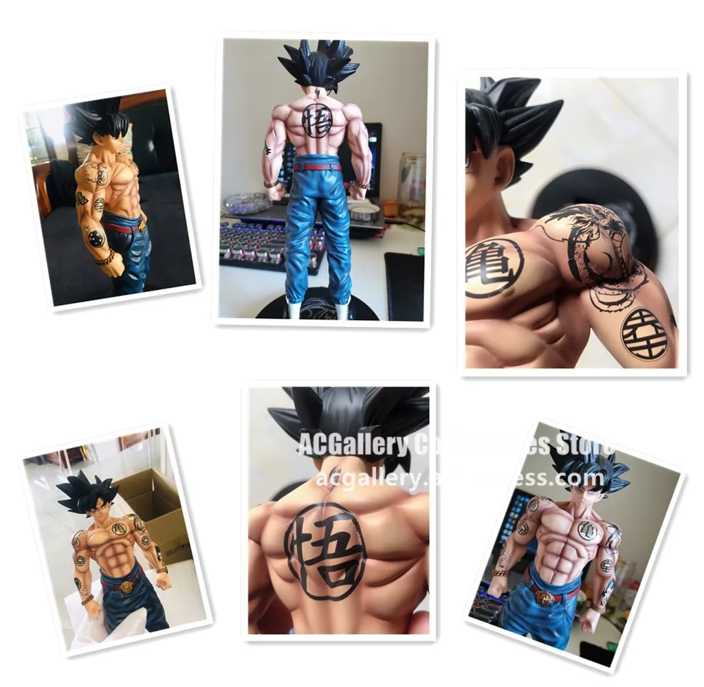 

Dragon Ball Z Tattoo Goku PVC Action Figure Anime Figure Collection Model Toys Doll Gift