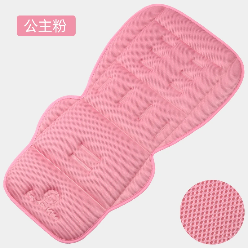 Pink and hook Аксессуары для детской коляски, подушка для сиденья, мягкая подушка для коляски, универсальная подкладка для сиденья, крючок для коляски на четыре сезона - Цвет: Pink and hook