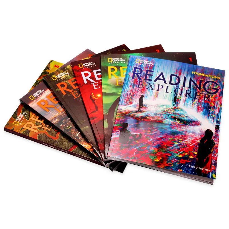 Cena 6 Sztuk/zestaw National Geographic Angielski Czytanie Podręcznika Czytanie Poznaj Trzecią Edycję Nowatorskich Zestawów Książek Angielskich