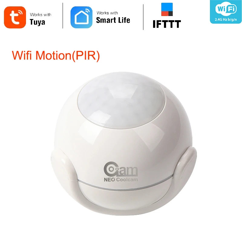 NEO COOLCAM WiFi PIR датчик движения беспроводной пассивный инфракрасный детектор охранная сигнализация датчик Tuya APP управление IFTTT