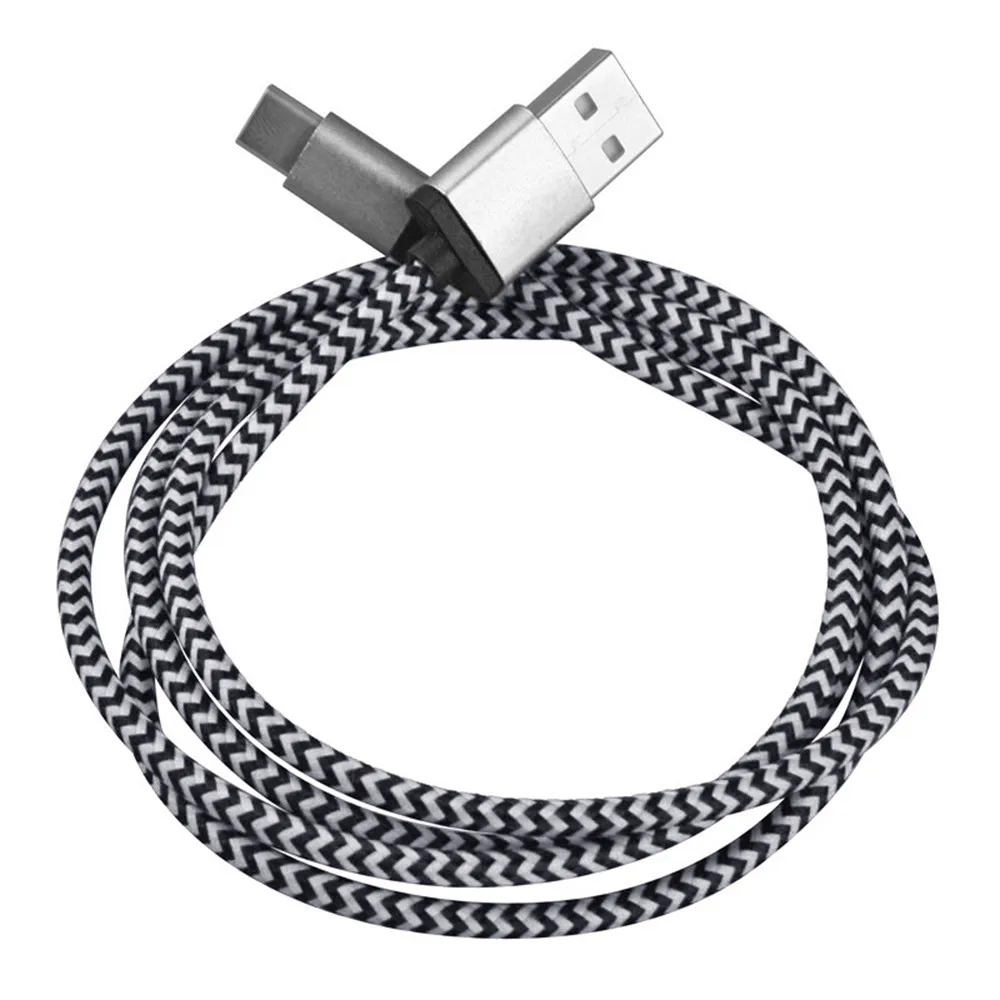 Кабель Usb Type-c 1 м с автоматическим отключением для быстрой зарядки из нейлона Xiaomi