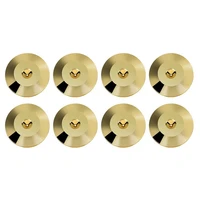 8 pcs universal copper speaker spikes pads speaker shock base pad isolation stand feet cone base mats floor 25 x 4mm