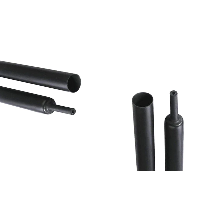 2 шт. черная термоусадочная трубка электрический кабель для автомобиля/провод