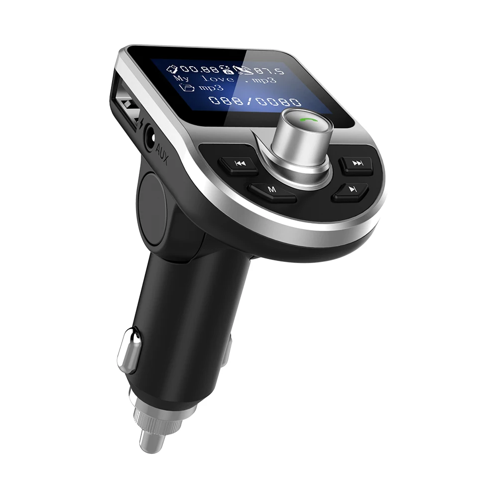 Автомобильный Bluetooth трансмиттер YIBEIKA с двумя USB портами 3 1 А|Зарядные устройства